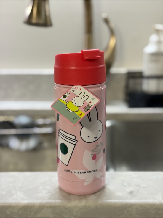 Starbucks Accessories - Starbucks Pink and Red Miffy Stainless Travel Bottle SEND OFFERS